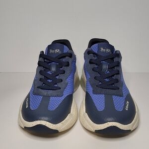 Coach Navy and Blue Athletic Sneakers
